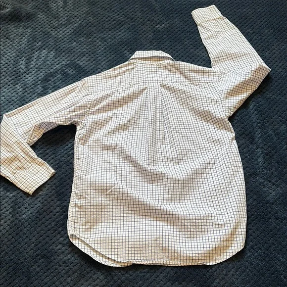 Ralph Lauren Kids Blue Gingham Dress Shirt Size YM - Picture 7 of 9